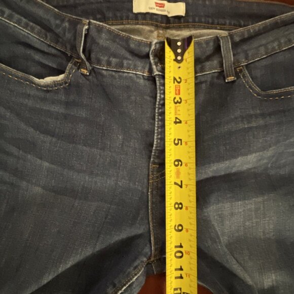 Levi's 526 Women Jeans Slender Bootcut Mid Rise Denim Size 16M Back Flap Pockets - Picture 14 of 16